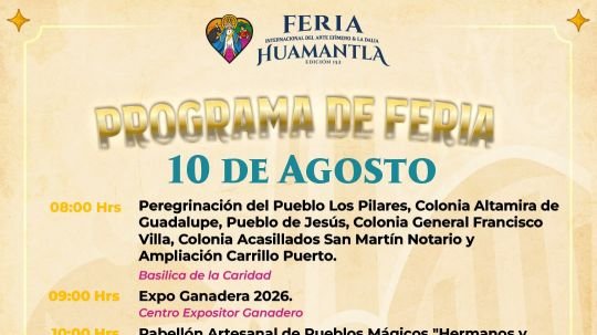 Este lunes, la feria te espera con tradición, cultura y grandes actividades