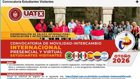 Somos UATx Movilidad moderniza el seguimiento de estudiantes en intercambio académico