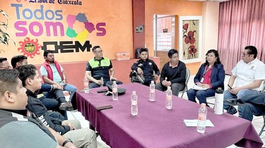 Ayuntamiento de la capital y el sol de Tlaxcala coordinan acciones para garantizar seguridad y movilidad durante carrera