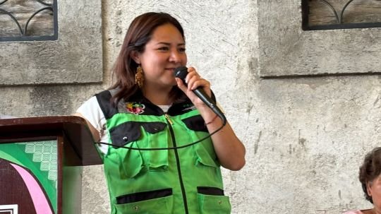 Inaugura Lucía Arce obra de adoquinamiento y red de agua en San Sebastián Xolalpan