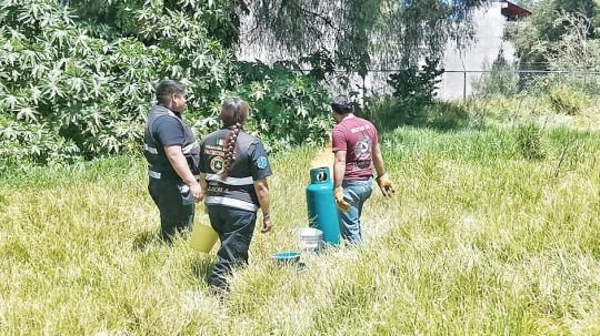 Protección civil municipal atiende fuga de gas en Ixtulco
