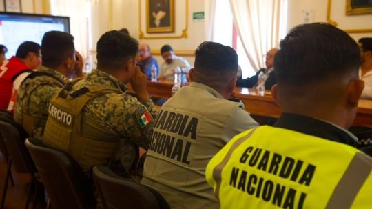 Salvador Santos Cedillo encabeza estrategia de seguridad que tiene como objetivo saldo blanco en huamantlada