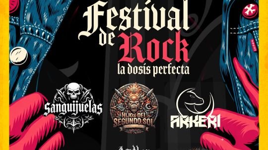 Huamantla vivirá una tarde de rock con el festival de rock: la dosis perfecta