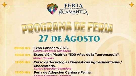 Huamantla vive un día lleno de alegría para las niñas y los niños en su feria