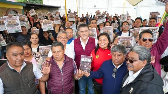 Ejemplo de Sánchez Anaya garantiza buen trabajo de su hijo Alfonso: pobladores de Totolac