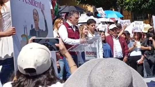 No estás sola, presidenta, respaldan tlaxcaltecas a Sheinbaum con Alfonso Sánchez