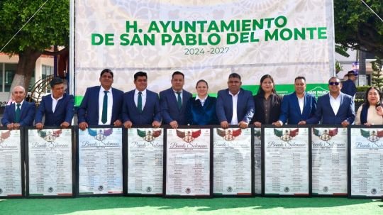 Presenta Ayuntamiento de San Pablo del Monte Bando Solemne de Fiestas Patrias