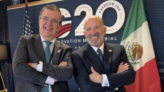 Ebrard y Lutnick revisan en el marco del G20 agenda comercial e inteligencia artificial
