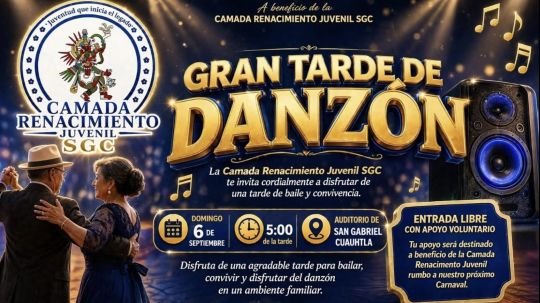 San Gabriel Cuauhtla se prepara para una tarde de danzón y tradición