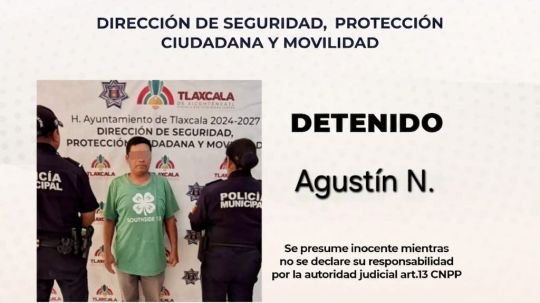 Policía municipal de Tlaxcala salva a una mujer de su violentador que contaba con orden de restricción