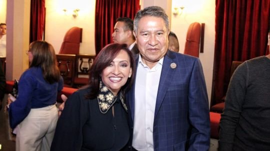 Acompaña Carlos López a la gobernadora Cuéllar en la presentación de la candidatura de Tlaxcala como ciudad americana