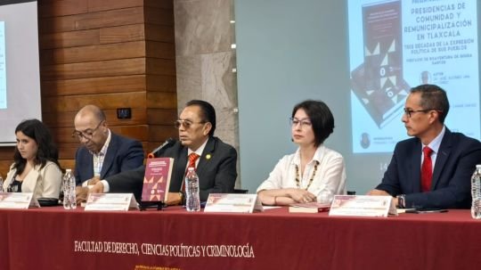 Presentan en Cipol-UATx libro sobre transición de agencias municipales a presidencias de comunidad