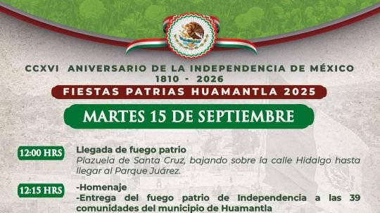 Huamantla se prepara para celebrar en grande las fiestas patrias