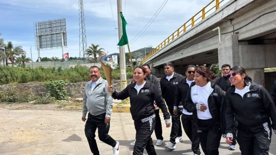 San Pablo del Monte recibe el Fuego Simbólico para conmemorar el inicio de la independencia de México