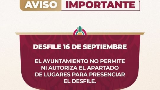 Áreas del ayuntamiento de Tlaxcala supervisarán cobros indebidos en vía pública por desfile