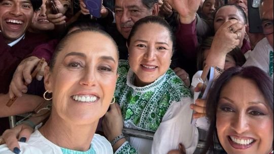 Agradece Lucía Arce respaldo de Claudia Sheinbaum con Bachillerato Margarita Maza y viviendas de la CONAVI