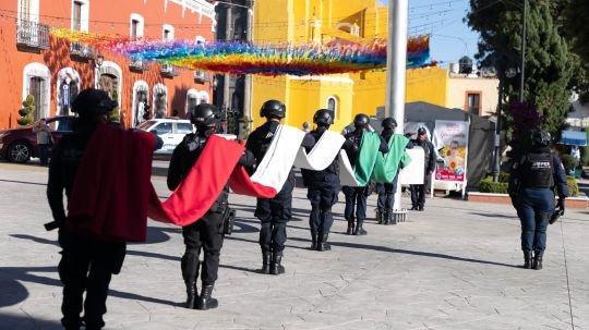 Homenaje cívico reúne a la comunidad de mariano matamoros y a la escuela secundaria General Justo Sierra