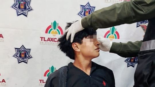 Policía municipal de Tlaxcala dispersa riña entre adolescentes y resguarda su integridad