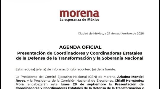 ¿Alfonso, Ana Lilia o sorpresa? Morena revela este lunes a su abanderado en Tlaxcala