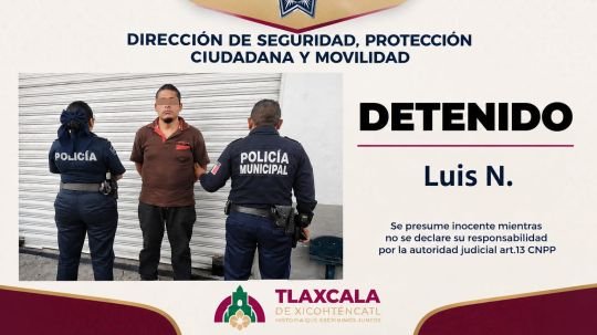 Policía municipal de la capital detiene a persona con mandamiento judicial vigente y la remite a la fiscalía
