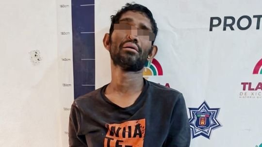 Policía municipal de Tlaxcala detiene a masculino por alteración del orden y señalamiento por presunto allanamiento