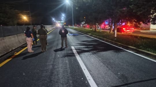 Atiende Huamantla reporte de persona atropellada sobre la carretera México-Veracruz