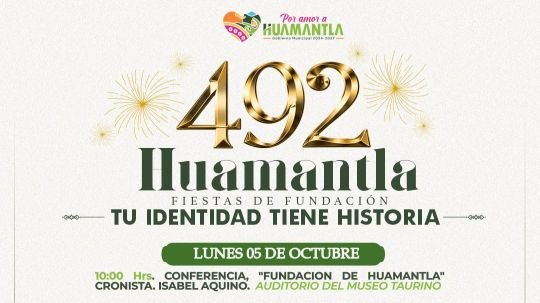 Huamantla conmemora 492 años de historia con una semana dedicada a sus raíces e identidad