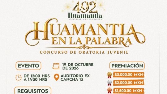 Convoca gobierno de Huamantla a las juventudes al concurso de oratoria Huamantla en la palabra