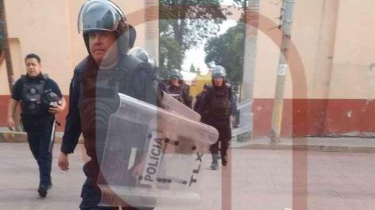 En medio de amplio despliegue de seguridad en Calpulalpan celebran que sea capital por un día