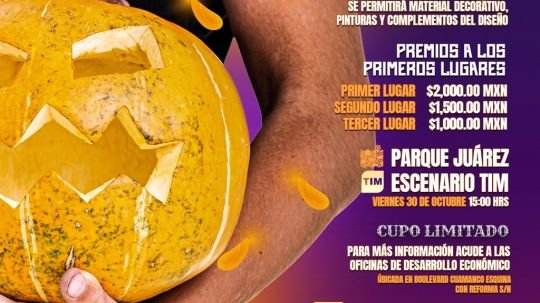 Creatividad, tradición y premios: Huamantla lanza su concurso de calabazas talladas