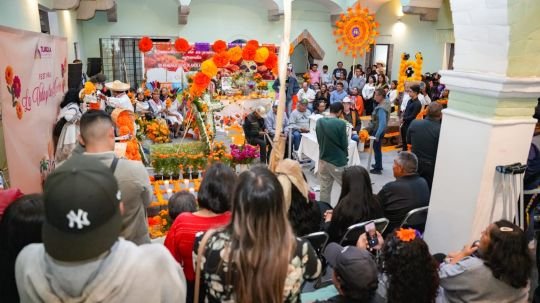 Gobierno municipal de Tlaxcala participó en la fiesta de Ochpaniztli como parte del festival La Vida y La Muerte