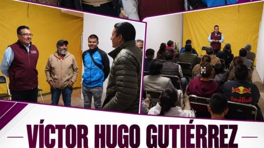 Víctor Hugo Gutiérrez fortalece el diálogo ciudadano en Tlaxcala Capital
