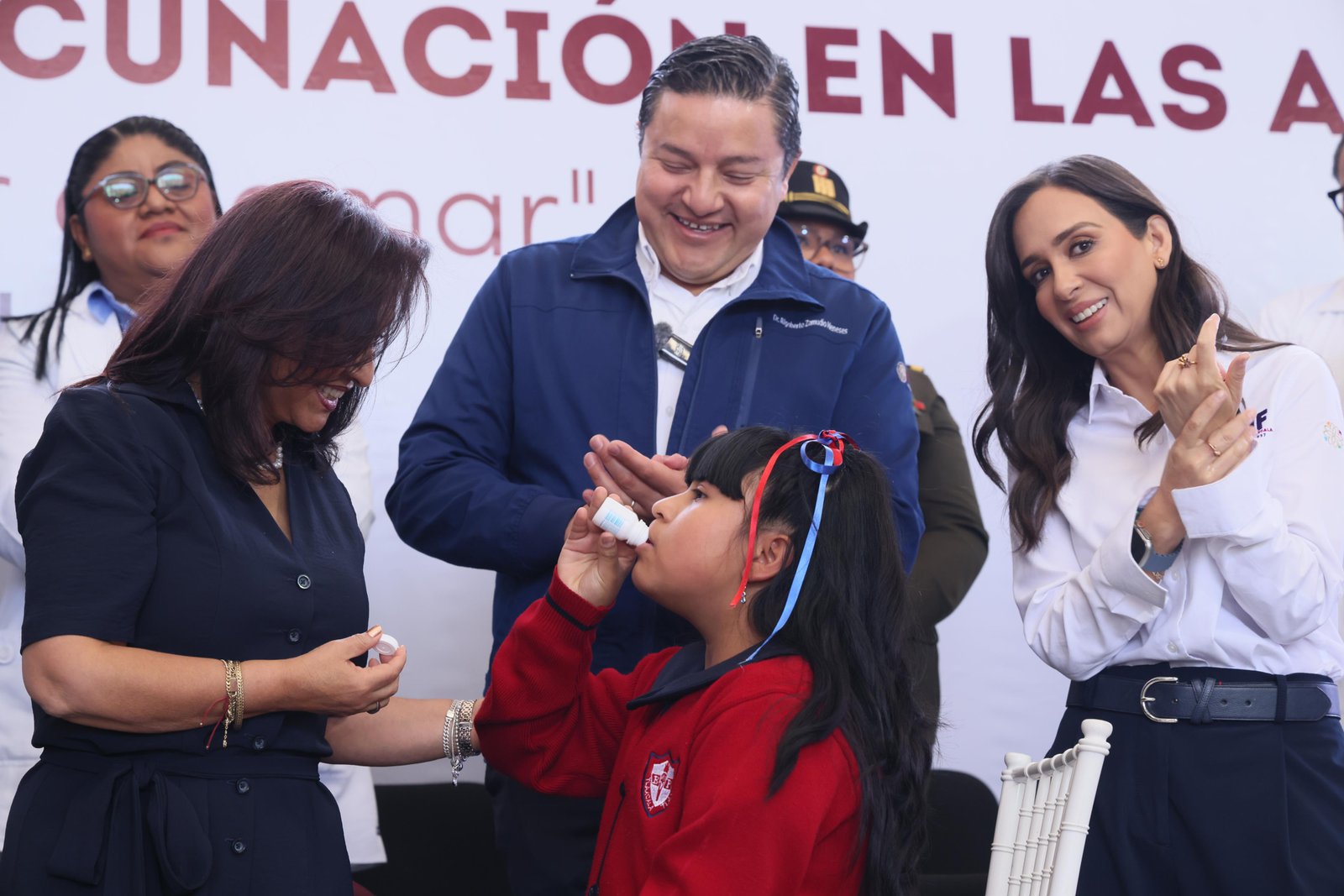 Encabeza gobernadora arranque de la semana nacional de vacunación 2026