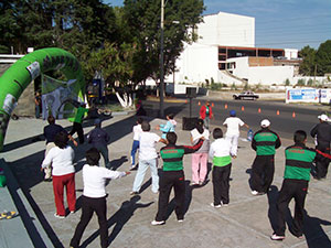 Participan familias en el Circuito Tlaxcala en Movimiento