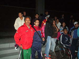 Viaja delegación de deportes sobre silla de ruedas a Jalisco 