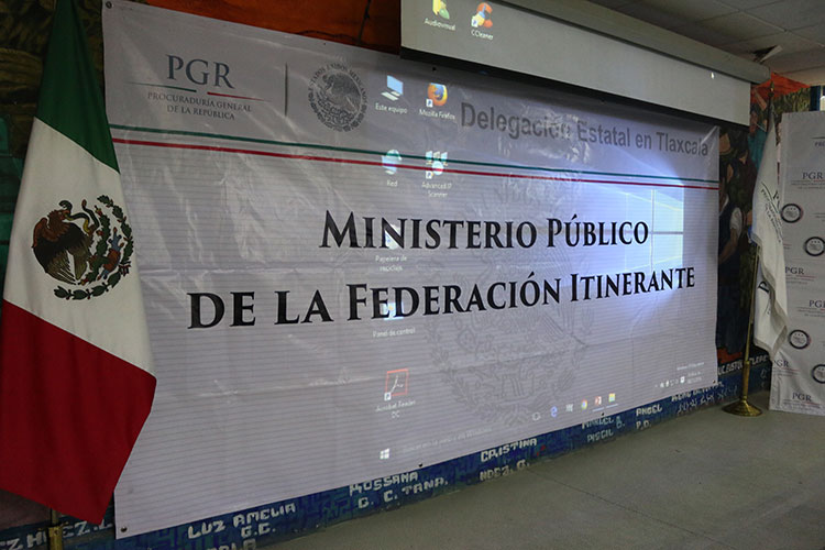 PGR tlaxcala lleva programa agente del ministerio público de la federación itinerante
