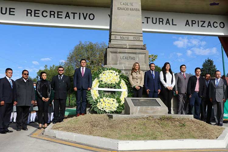 Conmemoran en Apizaco el 170 aniversario de la batalla de Chapultepec