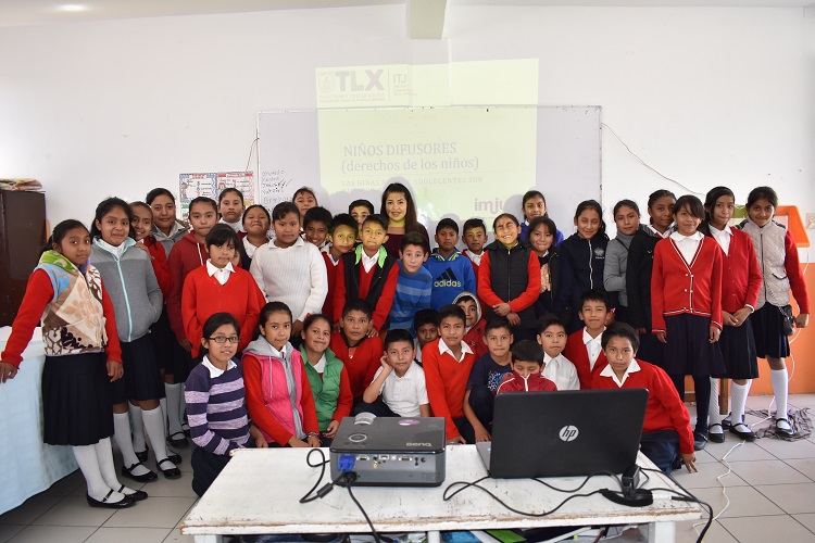Invitan a niños de Zacatelco a ser parte de la Red Nacional de Difusores