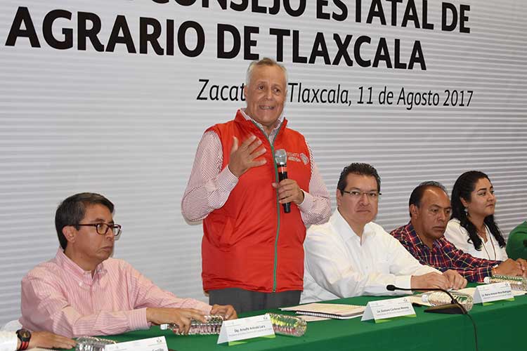 Zacatelco fue sede de la sesión ordinaria del consejo estatal de desarrollo agrario