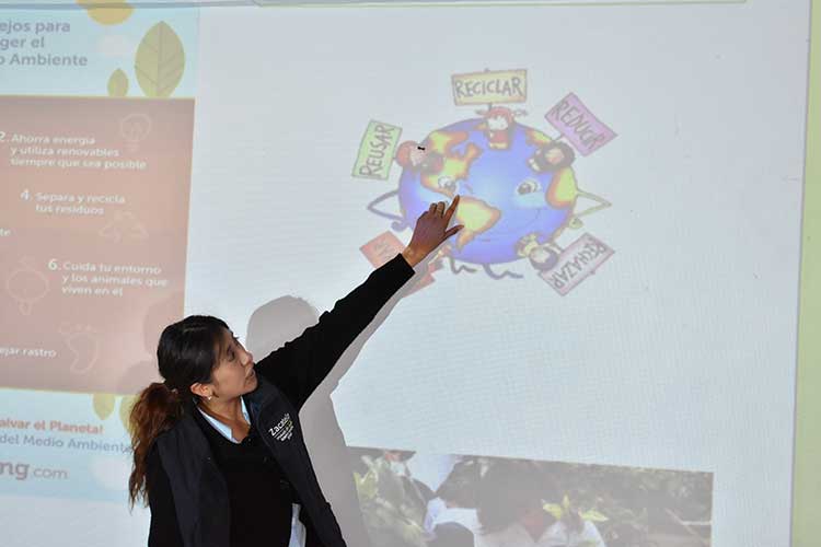 Implementan pláticas de educación ambiental en escuelas de Zacatelco