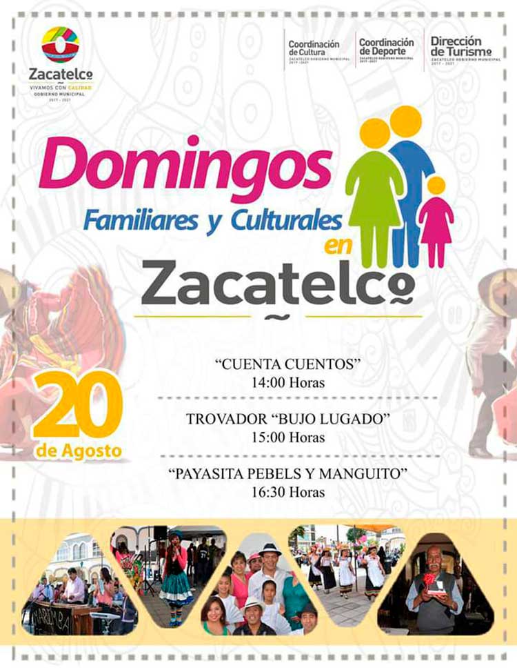 20 de Agosto domingos familiares y Culturales Zacatelco 