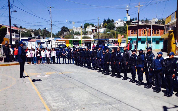 Despliegue de seguridad en Tequexquitla por delitos 