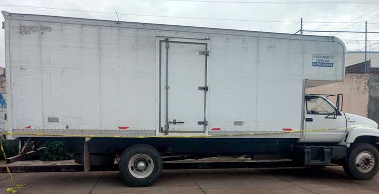 Recupera PGJE camión de carga robado en Calpulalpan
