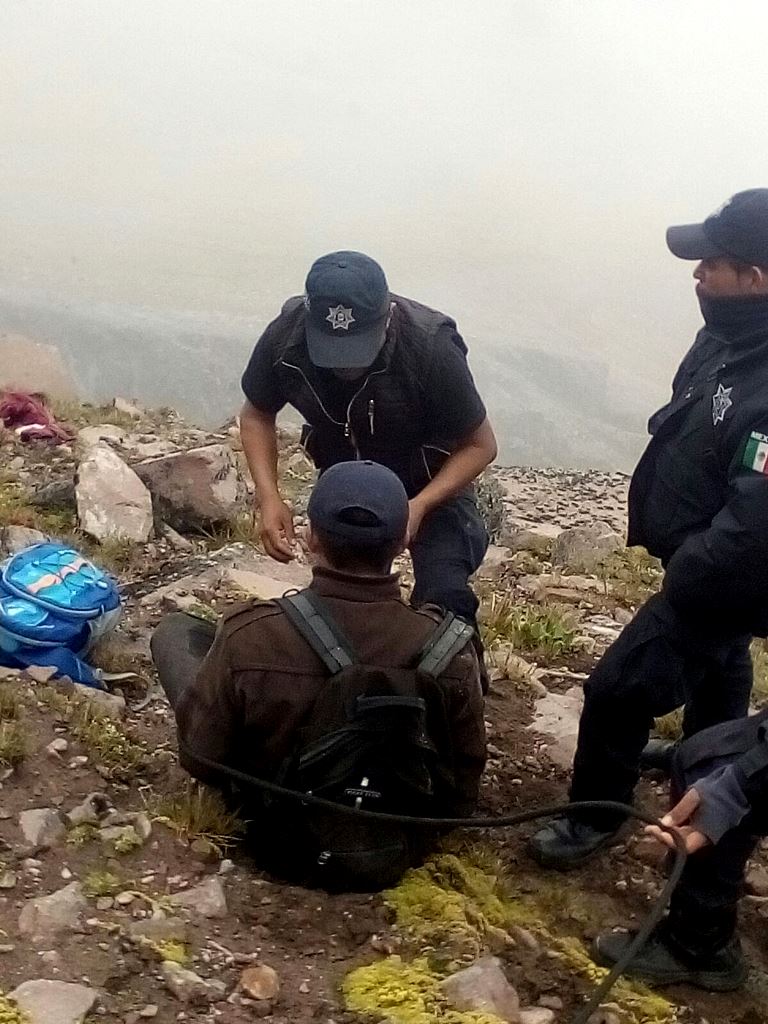 Localiza Policía Estatal a dos excursionistas reportados como extraviados