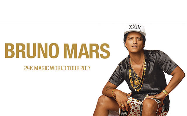 Bruno Mars visitará México en 2018