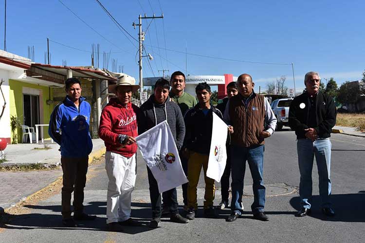 Arranca Tomás Orea, obra: Sendero seguro en Zacatelco