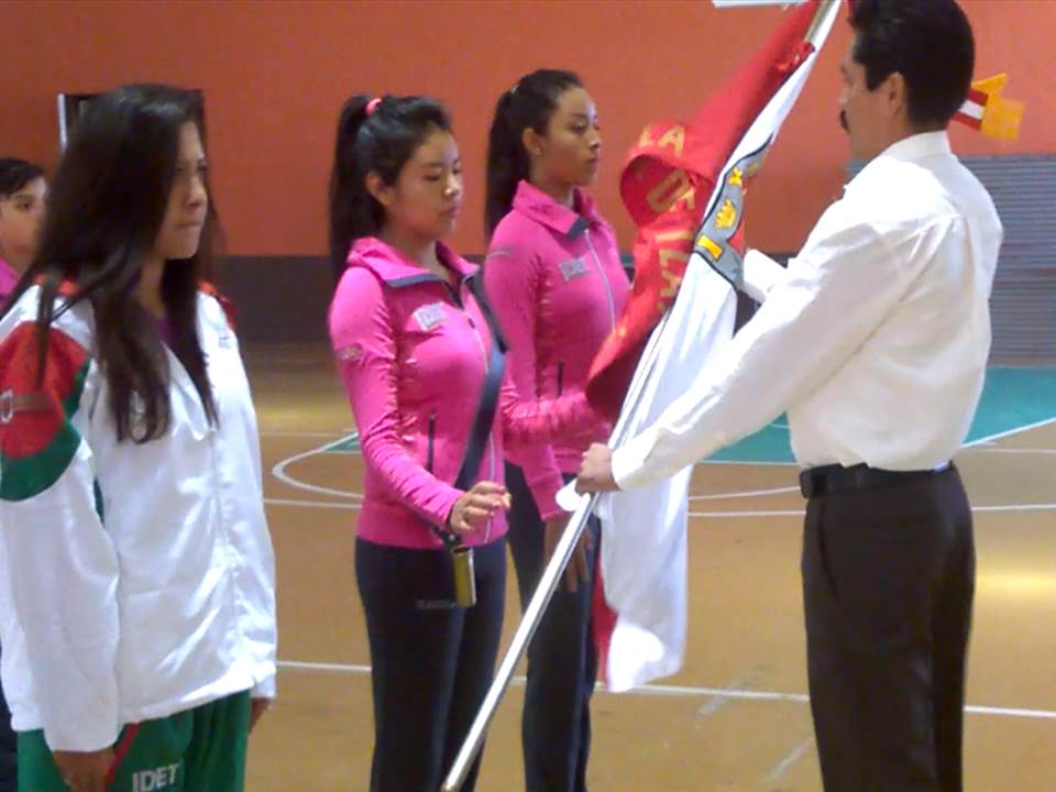 Abanderan delegación que participará en Juegos Nacionales Populares 2015
