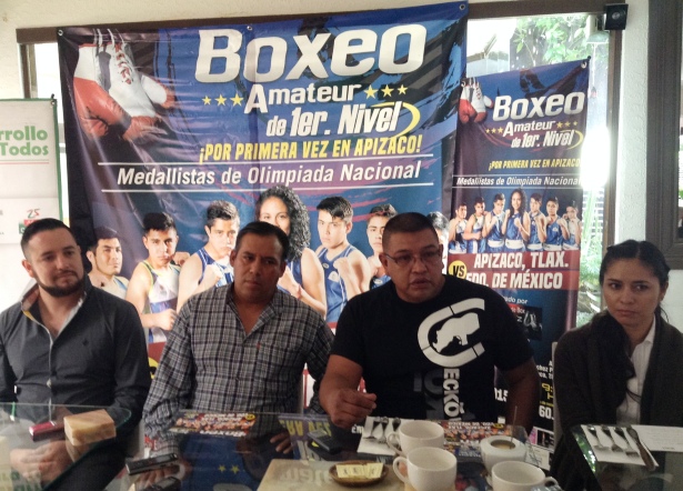Anuncian encuentro de box amateur de 1er nivel en Apizaco, Tlaxcala VS. Edomex