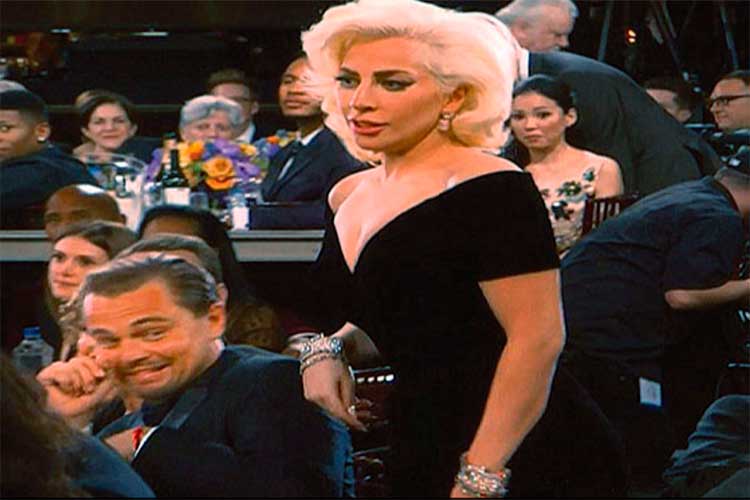 El gesto de DiCaprio a Lady Gaga